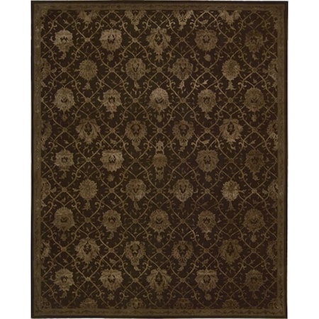 Nourison Regal Area Rug Collection Chocolate 9 Ft 9 In. X 13 Ft 9 In. Rectangle 99446055095